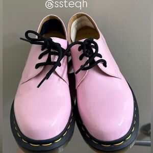 Doc Martens 1461 Women’s Patent Pale Baby Pink Leather Oxford Shoes